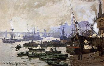 尅勞德 莫奈 Boats in the Port of London